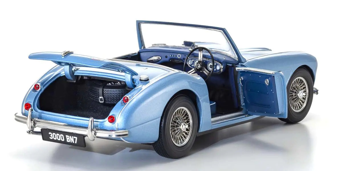 AUSTIN HEALEY 3000 BN7 HEALEY BLUE 1/18 Scale Kyosho KYO08149HBL