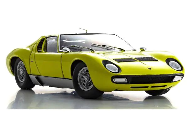 LAMBORGHINI MIURA P400SV YELLOW/SILVER 1/18 Scale Kyosho KYO08317Y