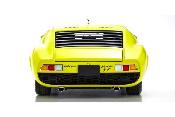 LAMBORGHINI MIURA P400SV YELLOW/SILVER 1/18 Scale Kyosho KYO08317Y