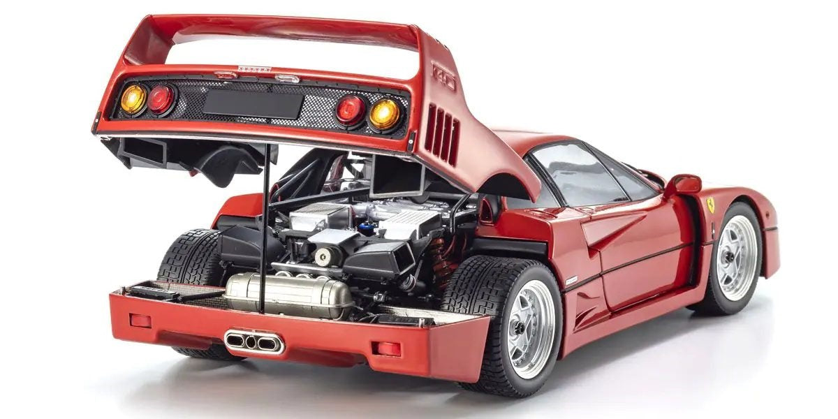 FERRARI F40 RED 1/18 Scale Kyosho KYO08416R