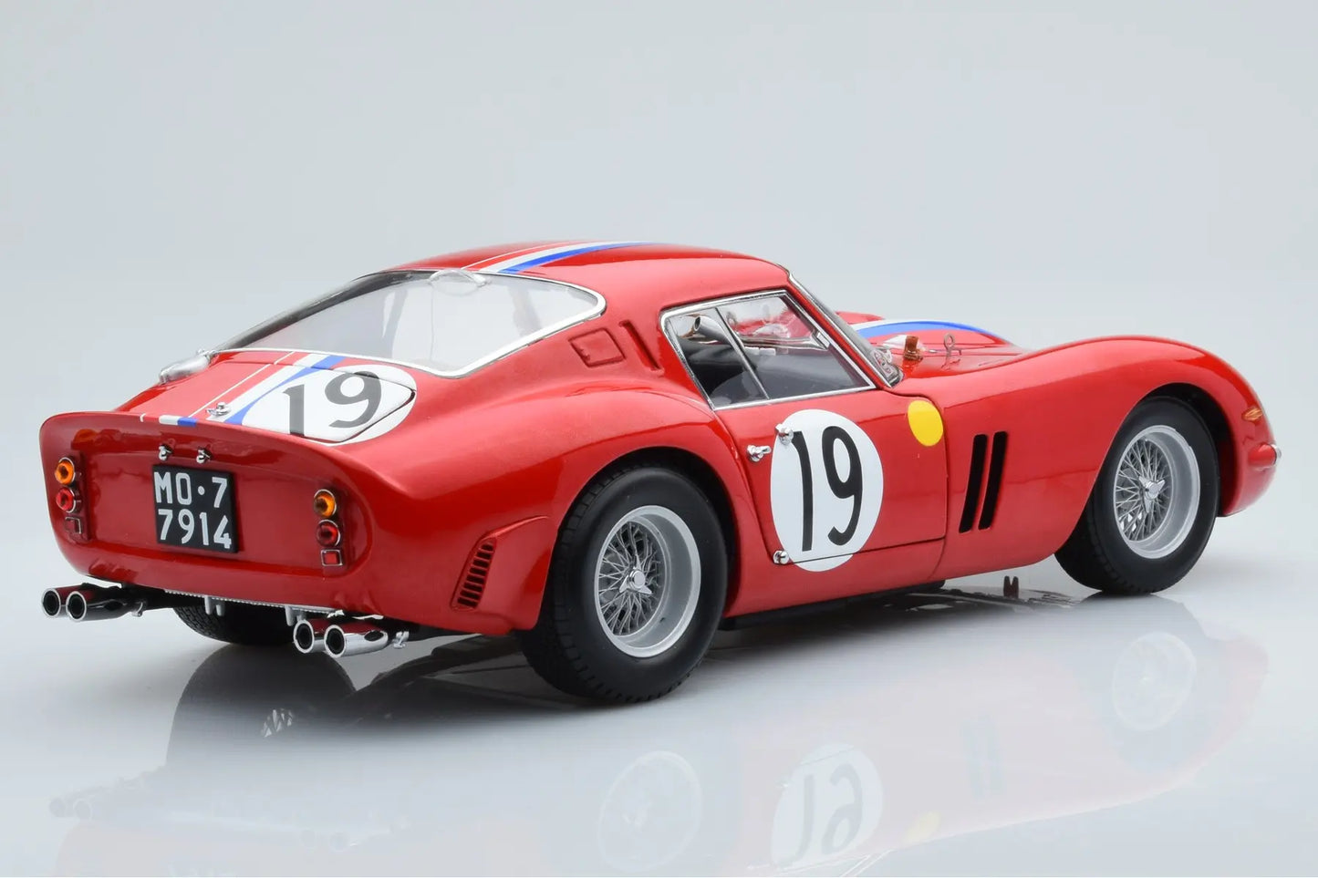 FERRARI 250 GTO 1962 LM#19 RED 1/18 Scale Kyosho KYO08438A