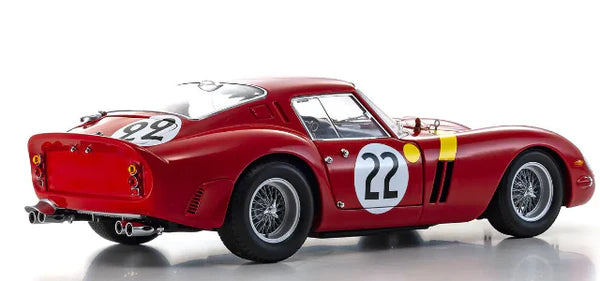FERRARI 250 GTO 1962 LM#22 RED 1/18 Scale Kyosho KYO08438B