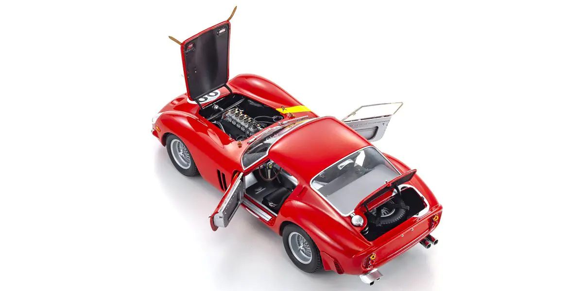 FERRARI 250 GTO 1962 LM#22 RED 1/18 Scale Kyosho KYO08438B