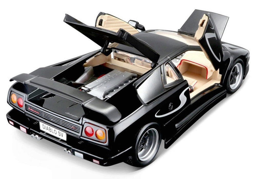 LAMBORGHINI COUNTACH LP500R BLACK  1/12 Scale Kyosho KYO08617BK