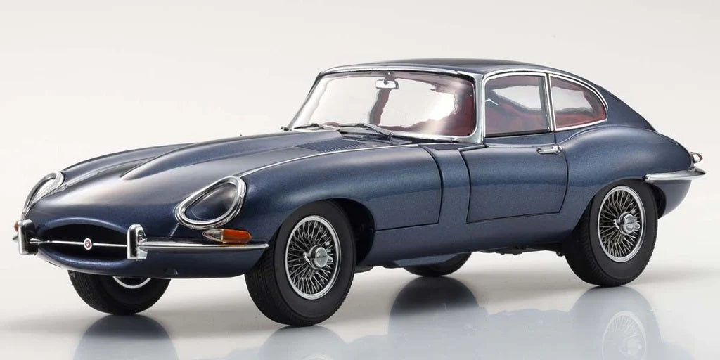JAGUAR E-TYPE BLUE 1/18 Scale Kyosho KYO08954BL
