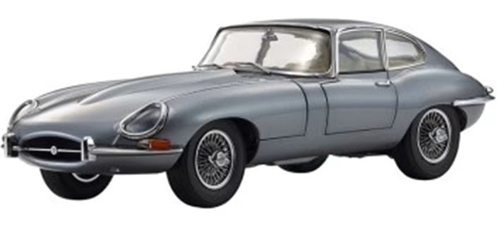 JAGUAR E-TYPE SILVER 1/18 Scale Kyosho KYO08954GM
