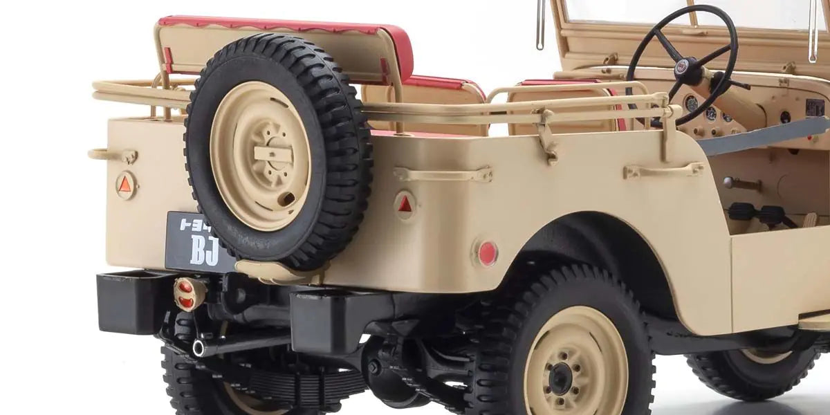 TOYOTA LAND CRUISER BJ BEIGE 1/18 Scale Kyosho KYO08959BE