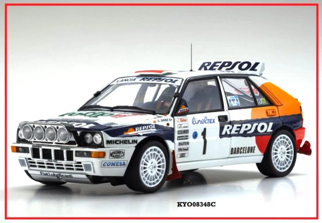 LANCIA DELTA INTE 1993 MONTE CARLO #1 TOTIP 1/18 Scale Kyosho KYO08348C