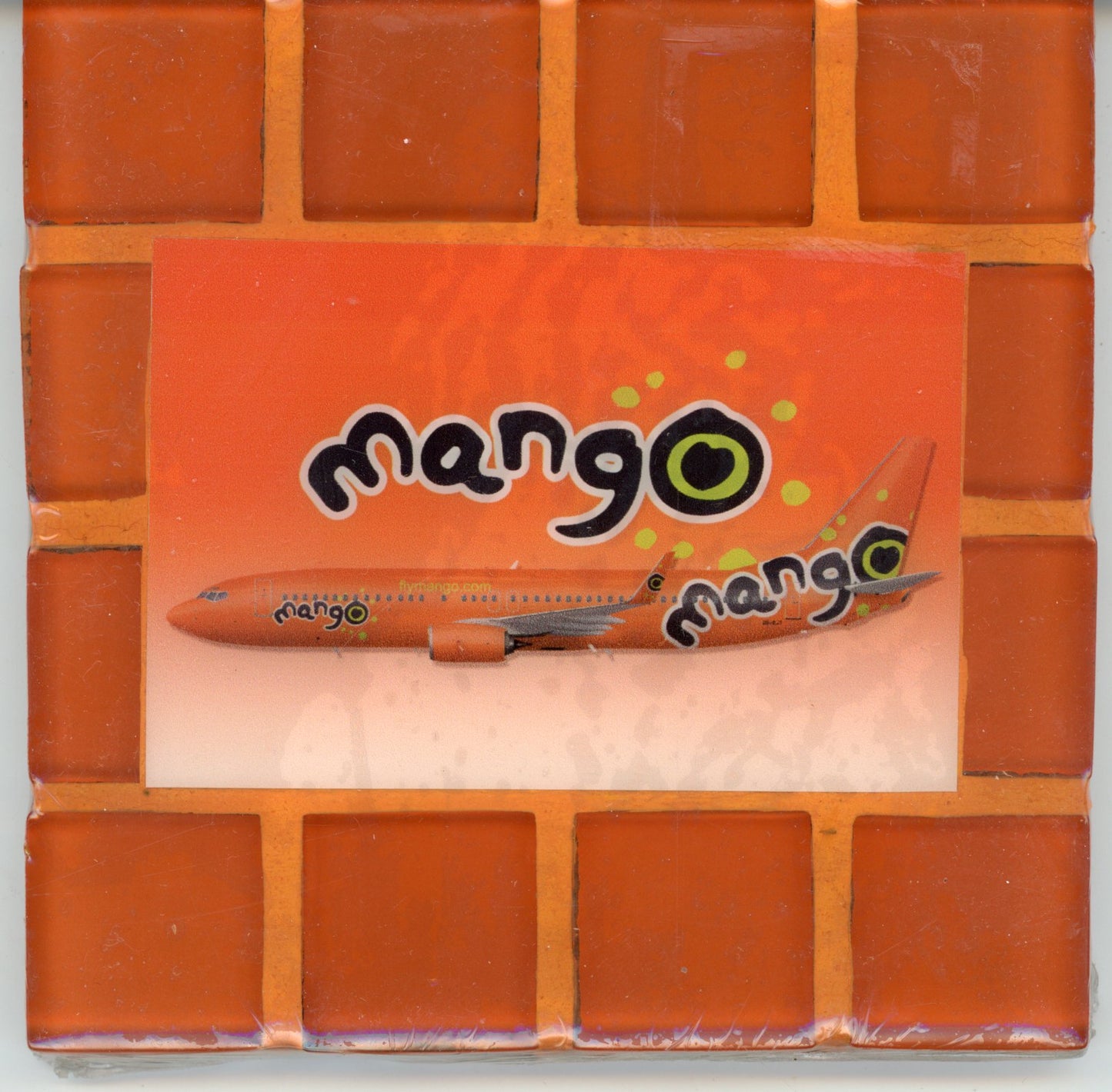 Mango Airlines Mosaic Coaster - LC1
