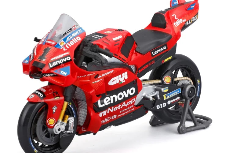 Ducati Lenovo Team MotoGP 2024 #1 F. Bagnaia - 1/18 Scale - Maisto - MAI36398-1