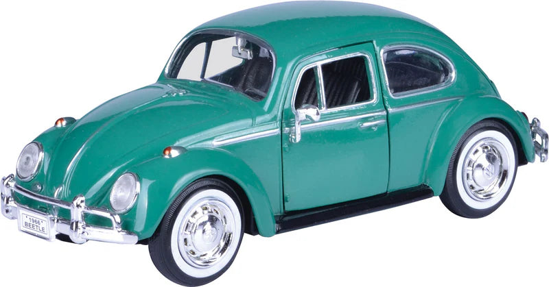 Volkswagen Classic Beetle Green 1966 - 1/24 Scale MotorMax MOT73223