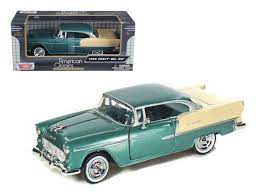 Chevy Bel Air Green 1955 - 1/24 Scale Motormax MOT73229AC
