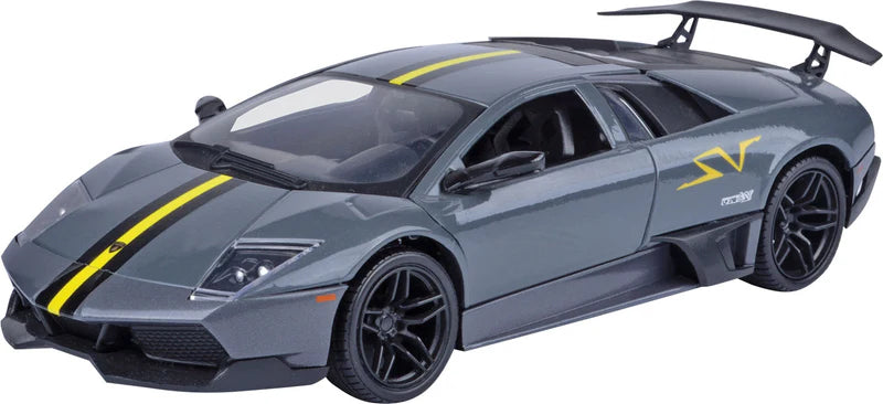Lamborghini Murcielago LP670-4 SV Metallic Grey - 1/24 Scale MotorMax MOT73350