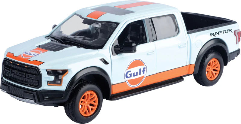 Ford F-150 Raptor with Gulf Livery 2017 - 1/24 Scale MotorMax MOT79665