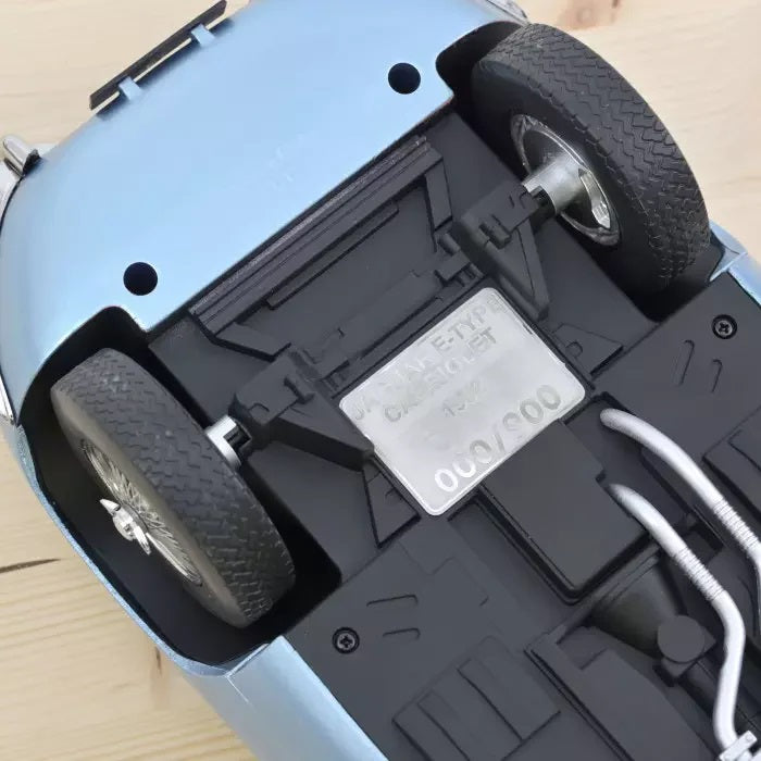 JAGUAR E-TYPE CABRIOLET BLUE METALLIC 1962 LTD ED 900 1/12 Scale NOREV MTDNOR122722