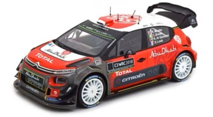 CITROËN C3 WRC OFFICIAL PRESENTATION ED 2018 1/18 Scale NOREV MTDNOR181635