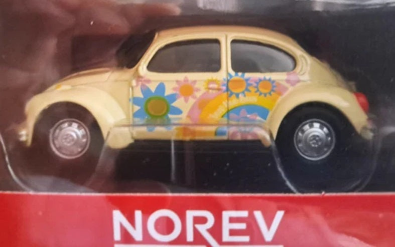 VOLKSWAGEN BEETLE 1303 PEACE AND LOVE 1973 1/54 Scale NOREV MTDNOR310518