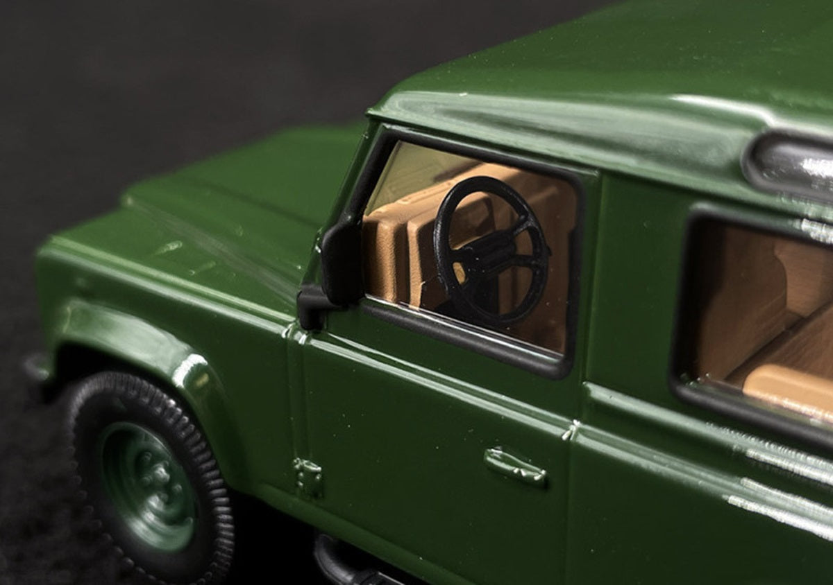 LAND ROVER DEFENDER 1995 DARK GREEN JET-CAR 1/43 Scale NOREV MTDNOR845108