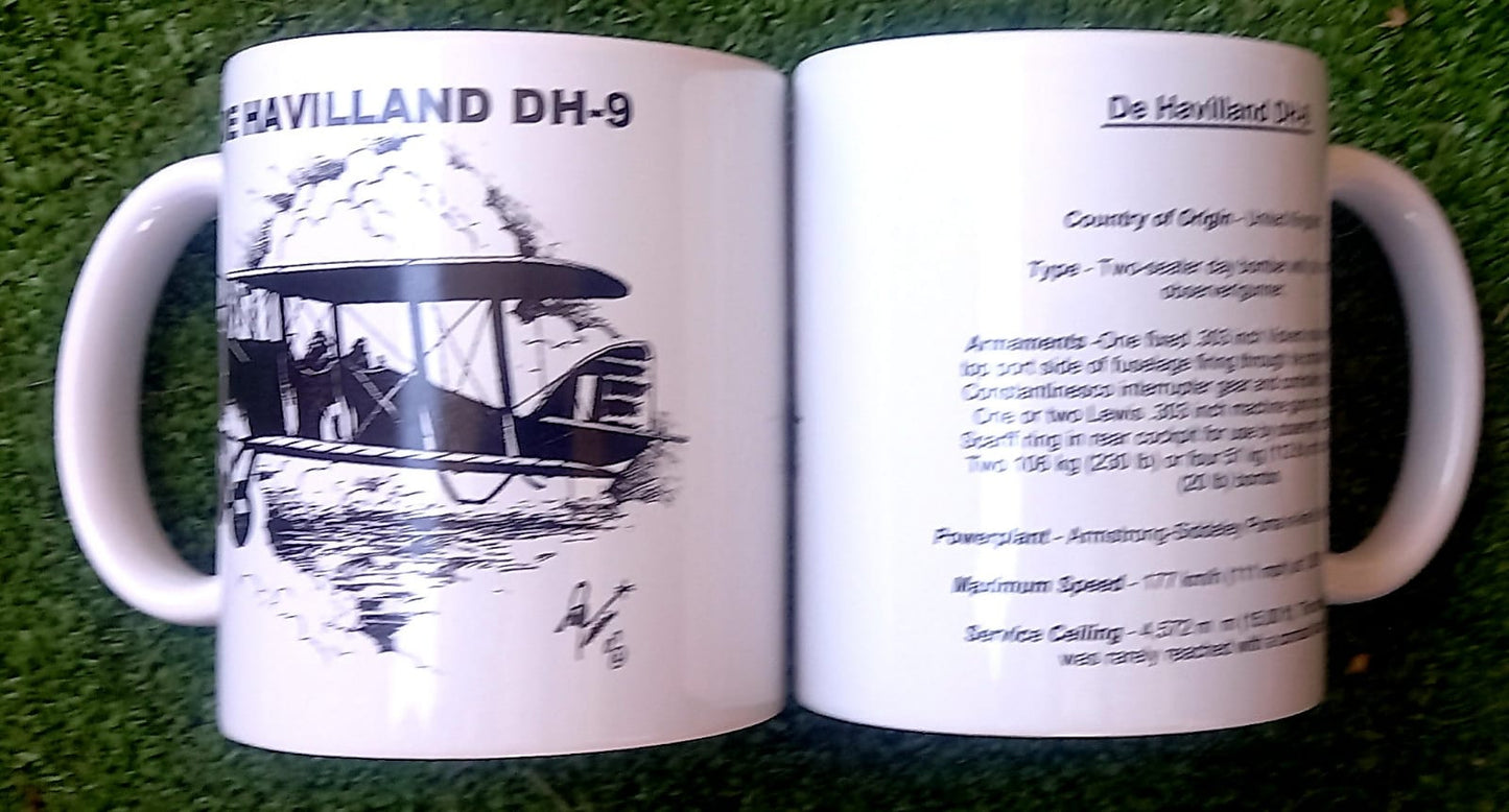 De Havilland DH9 Coffee Mugs - MUG9