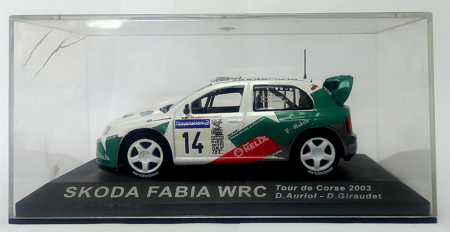 Skoda Fabia WRC - 1/43 Scale De Agostini NR1164