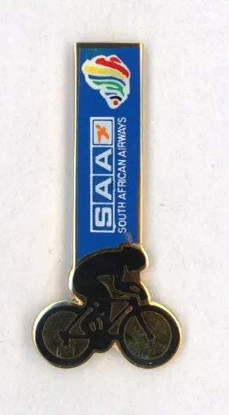 South African Airways Cycling Metal Pin - PIN750