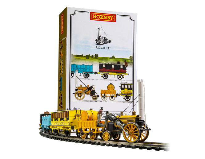 L&MR, Stephenson's Rocket Royal Mail Train Pack - Era 1 - 00 Gauge Hornby R3956