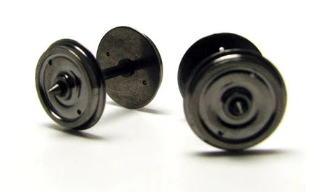 14.1mm Coach Wheels - 2 Hole in Pack of 10 - 00 Gauge Hornby R8264