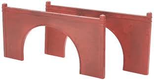2 x Double Brick Tunnel Portals - 00 Gauge Hornby R8512