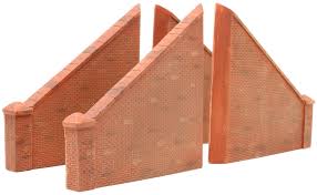 Brick Portal Side Walling - 00 Gauge Hornby R8545