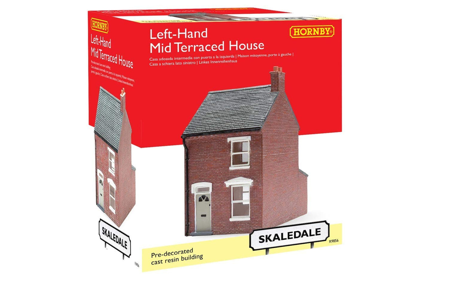 Left Hand Mid Terraced House - 00 Gauge Hornby R9864