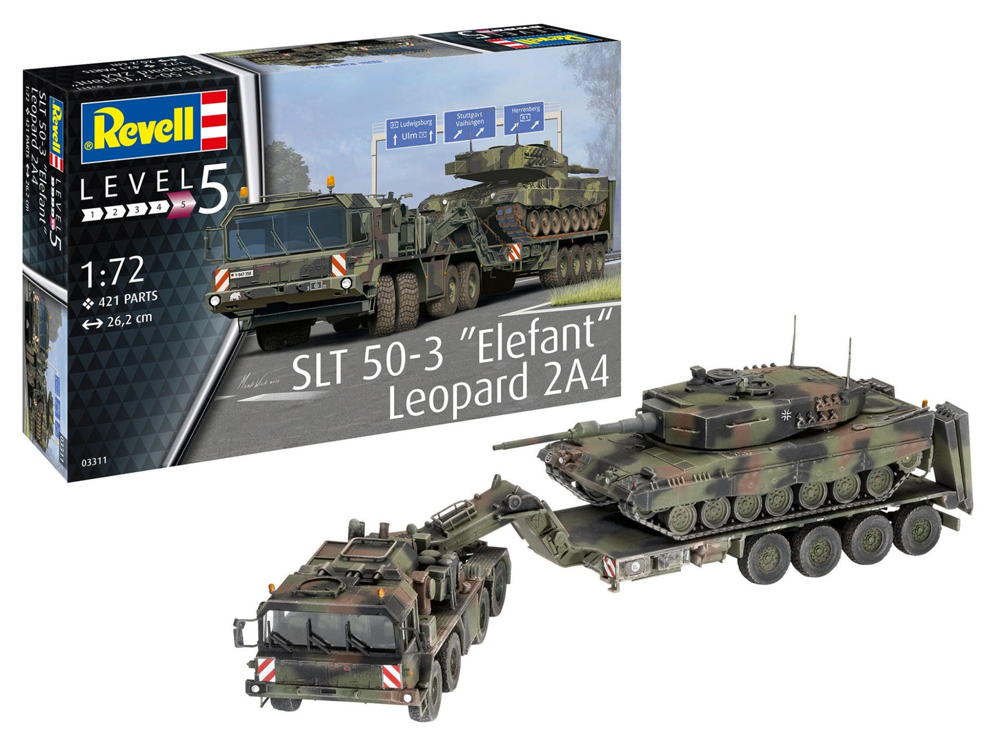 Slt 50-3 "Elefant" & Leopard 2a4 1/72 Revell 03311
