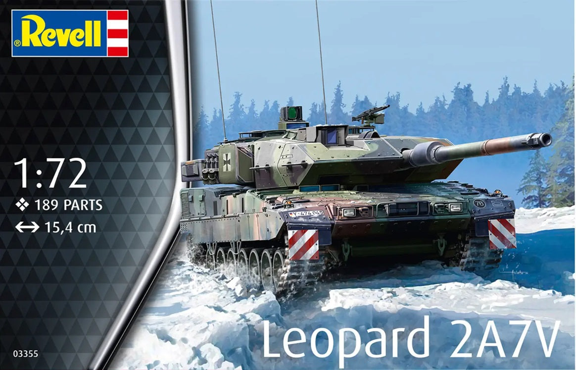 Leopard 2 A7V - 1/72 Scale - Revell - REV03355