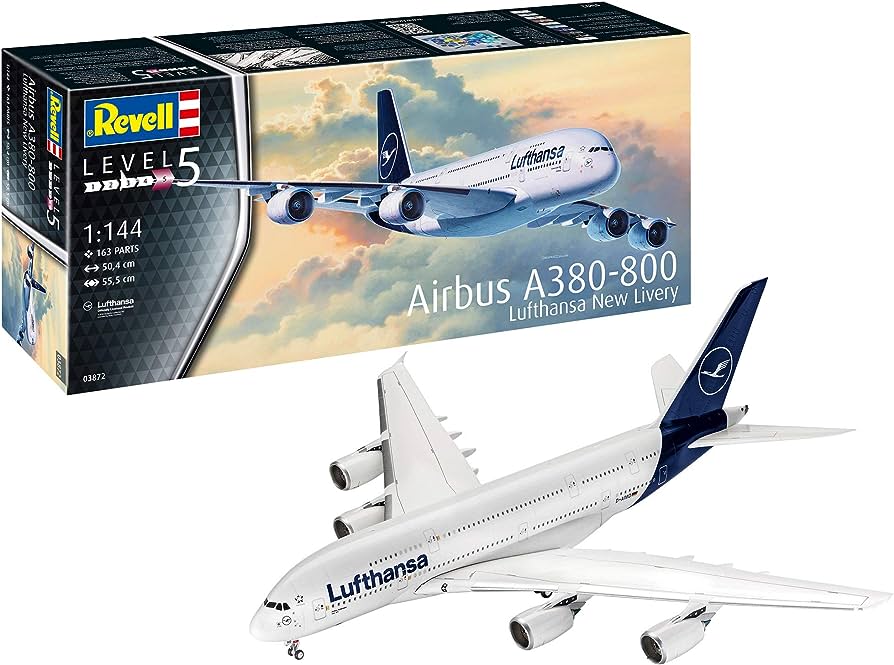 Airbus A380-800 "Lufthansa" New Livery 1/144 Revell 03872
