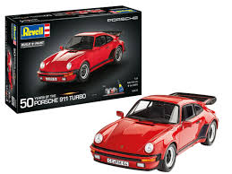 Gift Set Porsche 911 Turbo 50th Anniversary - 1/24 Scale Revell 05634