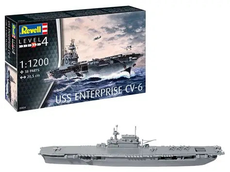 USS Enterprise CV-6 - 1/1200 Scale Revell 05824
