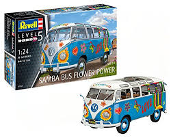 VW T1 Samba Bus "Flower Power" 1/24 Revell 07050