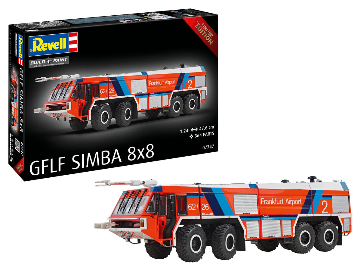 GFLF Simba 8x8 Fire Engine- 1/24 Scale Revell 07747