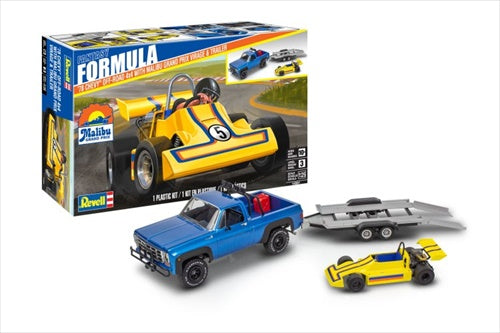 Chevy 4x4 Chevy Pickup with Go-Kart - 1/25 Scale Revell 14581