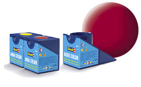 Matt Carmine Red (RAL 3002) Acrylic (18ml) Revell 36136