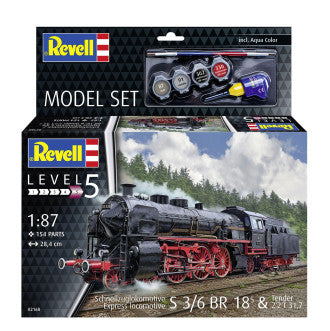 Model Set Express Loco S3/6 BR 18(5) PL 1/87 Revell 62168