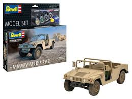 HMMWV M1097A2 Model Set Paints, Glue & Brush - 1/35 Scale Revell 63366