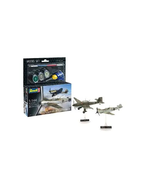 Model Set Messerschmitt Bf109E & PL 1/144 Revell 63770