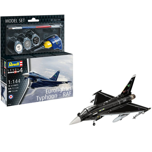 Model Set Eurofighter Typhoon – RAF 1/144 Revell 63796