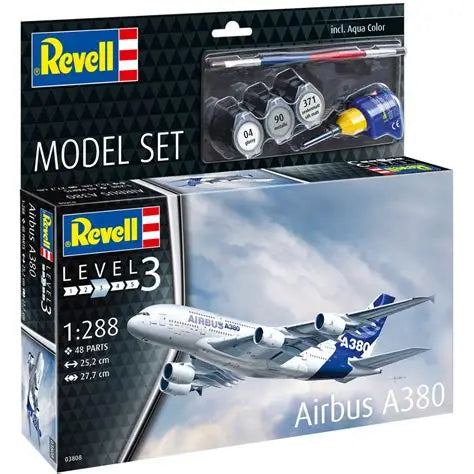 Model Set Airbus A380 1/288 Revell 63808