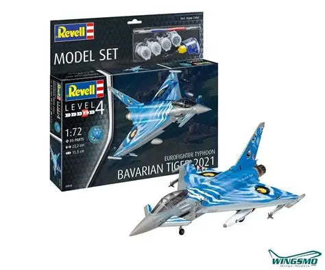 Model Set Eurofighter TyphoonBavarian Tiger 1/72 Revell 63818