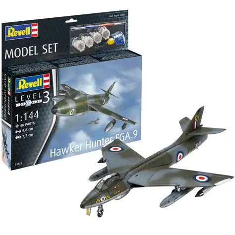 Model Set Hawker Hunter FGA.9 1/144 Revell 63833