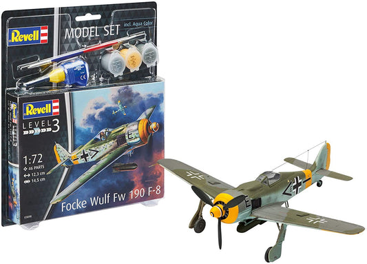 Model Set Focke Wulf Fw190 F-8 1/72 Revell 63898