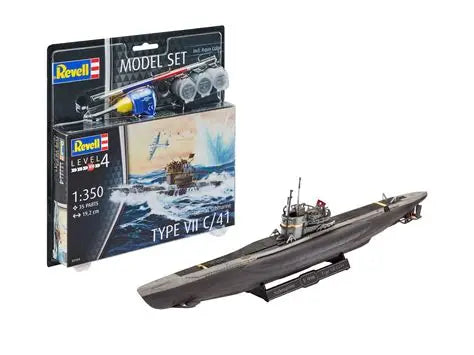 Model Set German Submarine Type VII C/41 1/350 Revell 65154