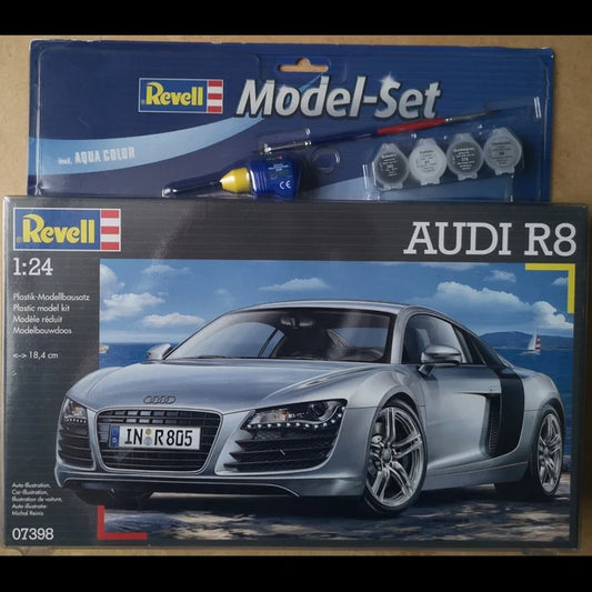 Model Set Audi R8 2007 1/24 1/24 Revell 67398