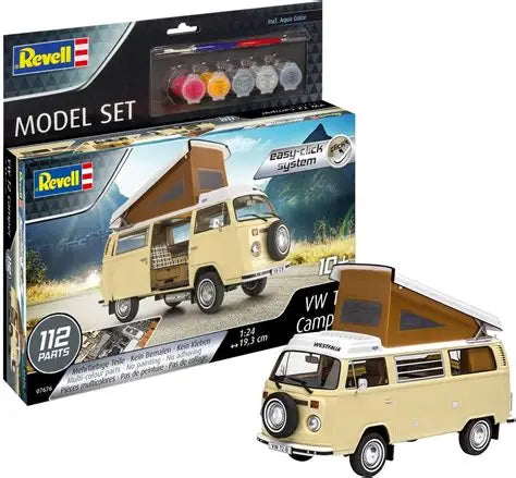Model Set VW T2 Camper (easy-click-system) 1/24 Revell 67676